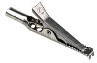 930122000 Hirschmann Test & Measurement Crocodile Clip 4 mm Connection, Stainless Steel Contact, 4A