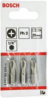 2607001515 Bosch Phillips Screwdriver Bit, PH3 Tip