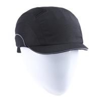 abt000-001-100 JSP Black Micro Safety Cap, HDPE Protective Material