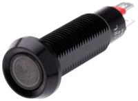 677-501-04 Marl Red Panel Mount Indicator, 8.1mm Mounting Hole Size, Solder Tab Termination, IP67