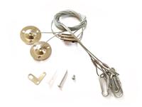 ld4pancab SHOT Panel Type Suspension Kit for LED Lamps, 4.3mm Fixing Hole Diameter