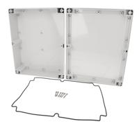 1555ygy Hammond 1555 Series Grey ABS Enclosure, IP66, Grey Lid, 300 x 240 x 95mm