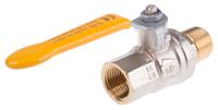 733-5261 RS PRO Brass Full Bore, 2 Way, Ball Valve, Threaded, BSPP 1/2in, 40 → 30bar Operating Pressure