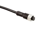 sm12a-05bffm-sl8d02 Amphenol Industrial Female 5 way M12 to Unterminated Free End Sensor Actuator Cable, 2 m