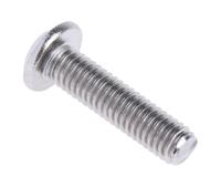 183-8610 RS PRO Stainless Steel Hex Socket Button Screw, ISO 7380, M3 x 12mm