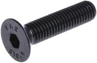 124-7193 RS PRO Black, Self-Colour Steel Hex Socket Countersunk Screw, DIN 7991, M8 x 55mm