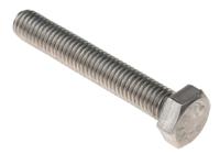 190-327 RS PRO Stainless Steel, Hex Bolt, M8 x 50mm