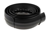 865-9528 RS PRO 1.83m Black Cable Cover in PVC, 19mm Inside dia.