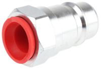 745-4710 RS PRO Steel Male Hydraulic Quick Connect Coupling, BSP 1/2 Male