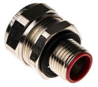7tca296030r0096-spl16m16m Adaptaflex Swivel, Conduit Fitting, 16mm Nominal Size, M16, Brass, Silver IP66, IP67, IP68, IP69K rating