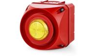 875177405 AUER Signal ADS-T Series Yellow Sounder Beacon, 24 V ac/dc, IP65, Surface Mount, 108 at 1 Metre