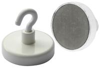 e880 Eclipse Pot Magnet 32mm Hook Ferrite, 8kg Pull