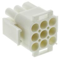 350720-1 TE Connectivity, Universal MATE-N-LOK Male Connector Housing, 6.35mm Pitch, 9 Way, 3 Row