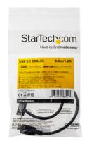 usb31cub50cm StarTech.com USB 3.1, Male USB C to Male Micro USB B, 10Gbps, 500mm