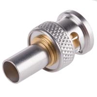r142077722w Radiall, Plug Cable Mount BNC Connector, 75Ω, Crimp Termination, Straight Body