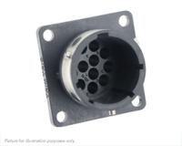 utgx01412p Souriau Sunbank by Eaton, UTGX 12 Way Flange Mount Circular Connector Plug, Socket Contacts,Shell Size 14, Bayonet,
