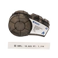 110932 Brady B-461 Black on Black on White Label Printer Tape, 6.4 m Length, 12.70 mm Width