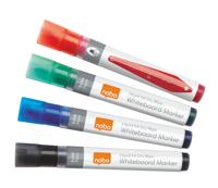 1902408 Nobo White Board Marker, 4 Assorted, 3 mm Tip Size
