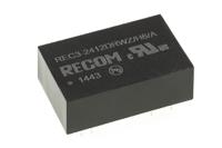 rec3-2412drwzh6a Recom REC3 DC-DC Converter, ±12V dc/ ±125mA Output, 9 → 36 V dc Input, 3W, Through Hole, +85°C Max Temp -40°C