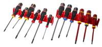 atj12r1pb Facom Phillips; Pozidriv; Slotted Screwdriver Set, 12-Piece
