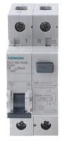 5su1356-7kk06 Siemens RCBO, 6A Current Rating, 1P+N Poles, 30mA Trip Sensitivity, Type C, Sentron Range