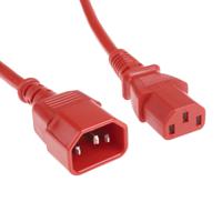 123-0939 RS PRO Straight IEC C13 Socket to Straight IEC C14 Plug Power Cord, 5m