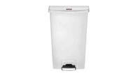 1883559 Rubbermaid Commercial Products Slim Jim 68L White Pedal Resin Waste Bin
