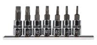 262-0268 RS PRO 7-Piece 1/4 in Bit Socket Set , Star Bit