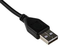 182-8487 RS PRO USB 2.0, Male USB A to Female USB A, 120mm