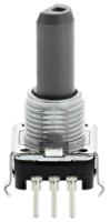 ec12e1220813 Alps Alpine 12 Pulse Incremental Mechanical Rotary Encoder with a 6 mm Flat Shaft (Not Indexed), Through Hole