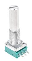 rk097111030x Alps Alpine RK097 10kΩ Rotary Carbon Film Potentiometer, Panel Mount (Through Hole), RK097111030X