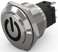 82-61612000b002 EAO 82 Series Push Button Switch, Latching, Panel Mount, 22.3mm Cutout, SPDT, 240V, IP65, IP67