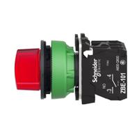 xb5fk124b5 Schneider Electric Selector Switch - (SPDT) 30mm Cutout Diameter, Illuminated 2 Positions