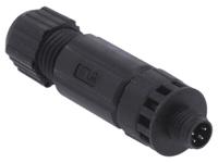 8p-04bmmb-sl7001 Amphenol Industrial Circular Connector, 4 Contacts, Cable, M8 Connector, Plug, Male, IP67, M Series