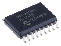 mcp23s08-eso Microchip 8-Channel I/O Expander SPI 18-Pin SOIC, MCP23S08-E/SO