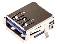 692121030100 Wurth Elektronik Right Angle, Through Hole, Socket Type A 3.0 USB Connector