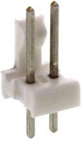 640456-2 TE Connectivity MTA-100 Series Straight Through Hole Pin Header, 2 Contact(s), 2.54 mm Pitch, 1 Row, Unshrouded