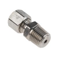 178-0964 RS PRO 1/4 BSPT Compression Fitting for Use with Thermocouple or PRT Probe, 1.5mm Probe