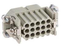 09210153101 HARTING Heavy Duty Power Connector Insert, 10A, Female, Han D Series, 15 Contacts