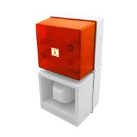 yl40l50rrnwr Clifford & Snell YL40 Series Red Sounder Beacon, 115 V ac, IP65, Fixed Mount, 108dB at 1 Metre