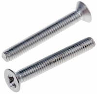 914-1790 RS PRO Pozi M4 Countersunk A2 304 Stainless Steel Machine Screws DIN 965 x 30.0mm