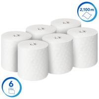 6691 SCOTT Scott Essential () Rolled White Hand Towels, 198mm, 1400 Sheets