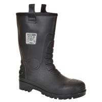 fw75bkr47 Portwest FW75 Black Steel Toe Capped Unisex Safety Boot, UK 12, EU 47