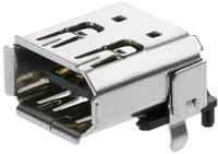 53462-0001 Molex 6 Way Right Angle Surface Mount Firewire Connector, Socket