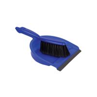 102940b Robert Scott Blue Dustpan & Brush for Dust Cleaning with brush included