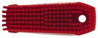 35874 Vikan Medium Bristle Red Scrubbing Brush, 20mm bristle length, Polyester bristle material