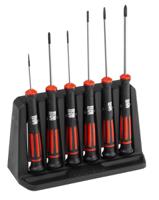 125-3107 RS PRO Pozidriv; Slotted Precision Screwdriver Set, 6-Piece