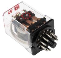 349-282 RS PRO Plug In Power Relay, 115V ac Coil, 10A Switching Current, 3PDT