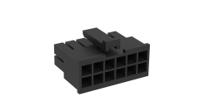g88mph1222ceu Amphenol Communications Solutions, G88MPH1222 Housing Plug, 3mm Pitch, 12 Way, 2 Row Vertical