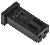280358 TE Connectivity, AMPMODU MOD II Female Connector Housing, 2.54mm Pitch, 2 Way, 1 Row